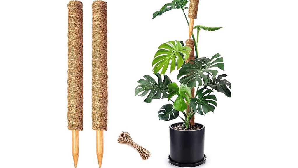 two pack 21 inch moss poles