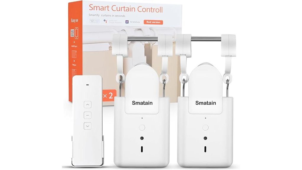 two pack automatic curtain opener robot