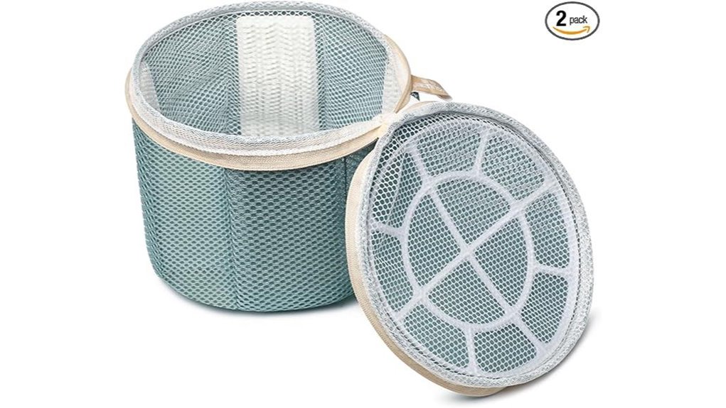 two pack bra laundry bags with anti deformation structure