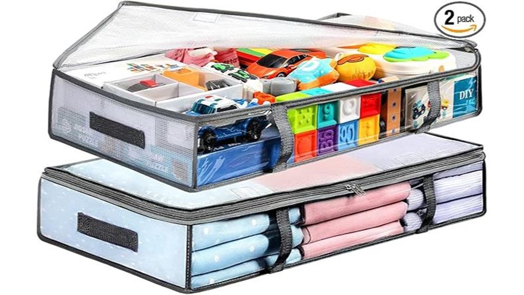 two pack humid proof storage bins