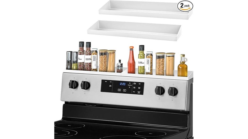 two pack magnetic spice rack