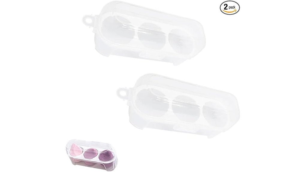 two pack sponge holder three slot storage