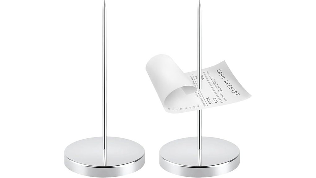 two pack stainless ticket stabber