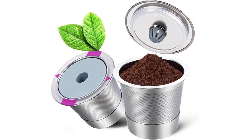 two pack universal k cups for keurig