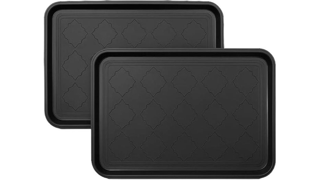 two pack waterproof boot tray