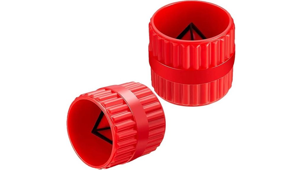 two piece pipe chamfer deburring reamer