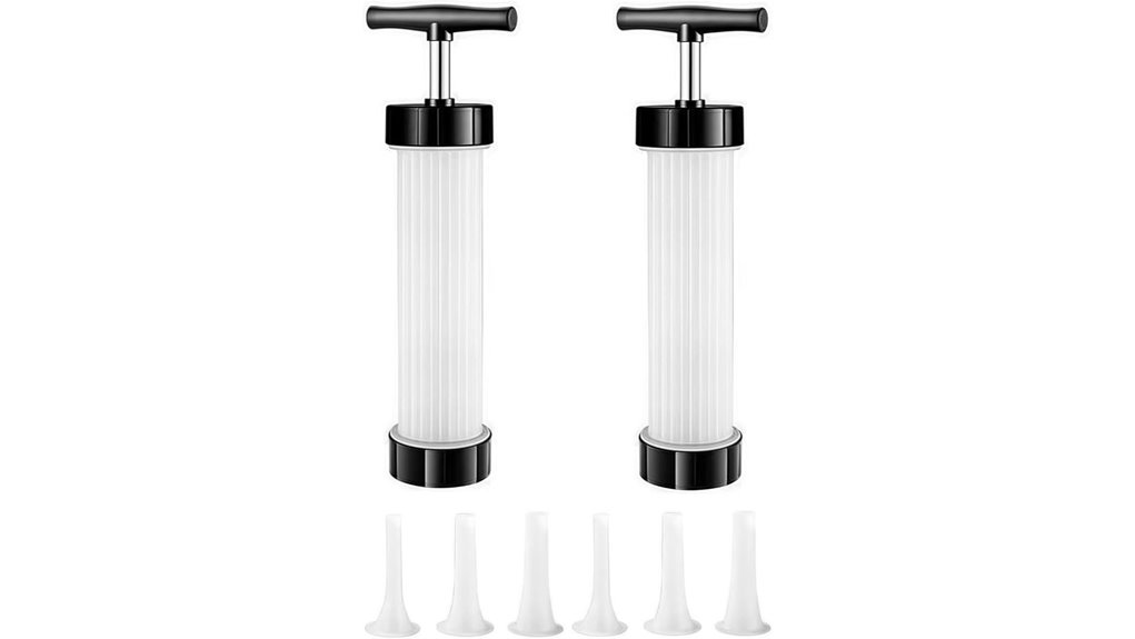 two set sausage stuffer with three tubes
