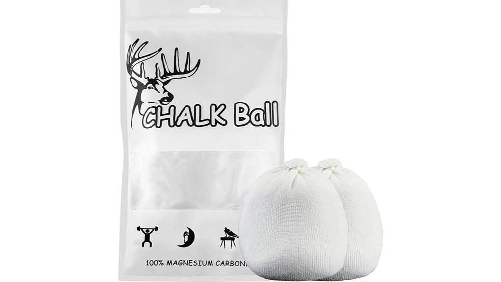 two six ounce chalk bags