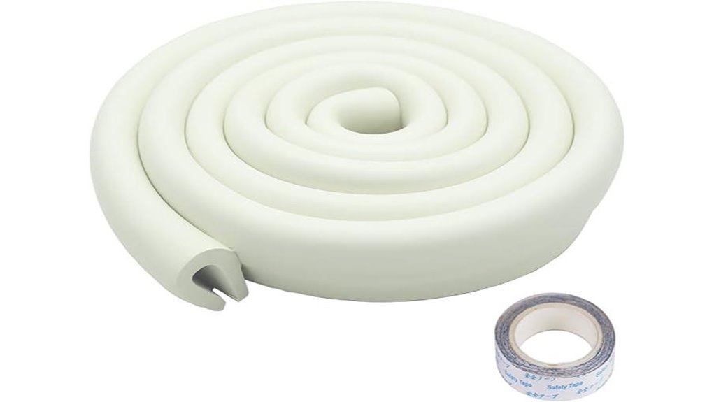 u shaped edge protectors for glass table