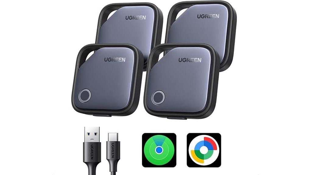 ugreen 4 pack bluetooth tracker