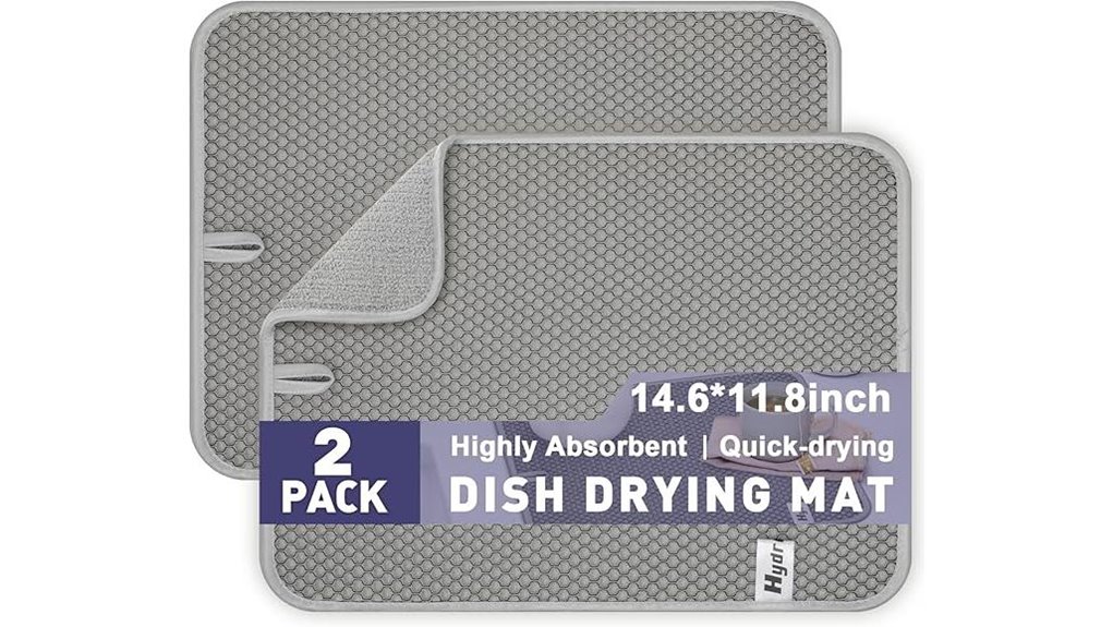 ultra absorbent 14 6x11 8 inch dish mat