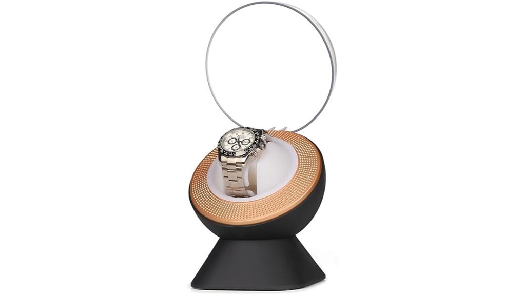 ultra quiet rolex winder with led lighting