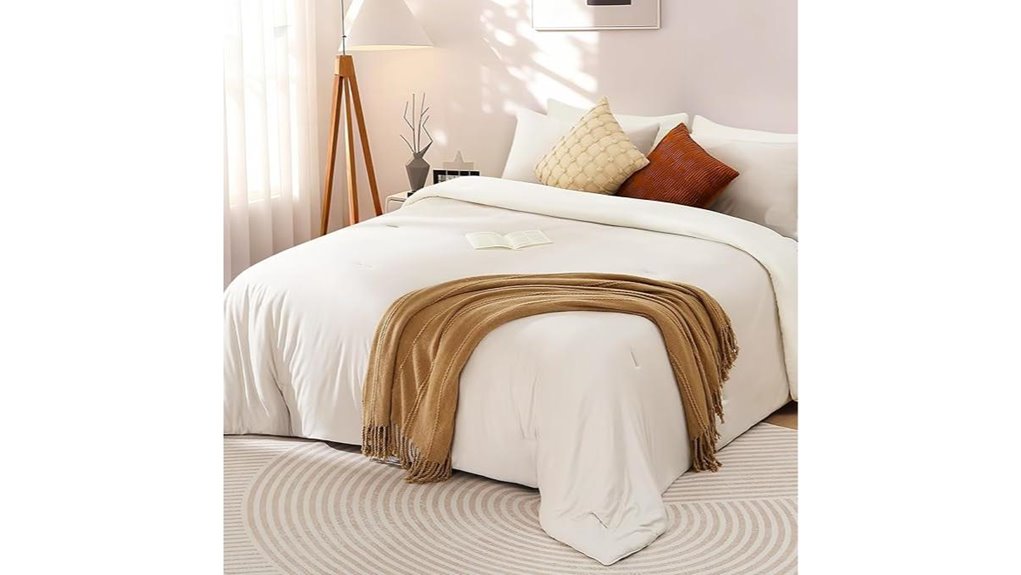 ultra soft reversible comforter set