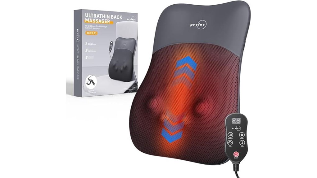 ultra thin 4d heat back shoulder