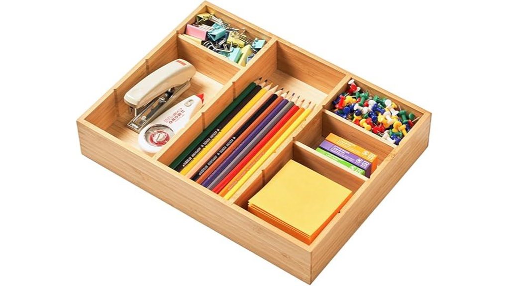 umilife adjustable desk organizer