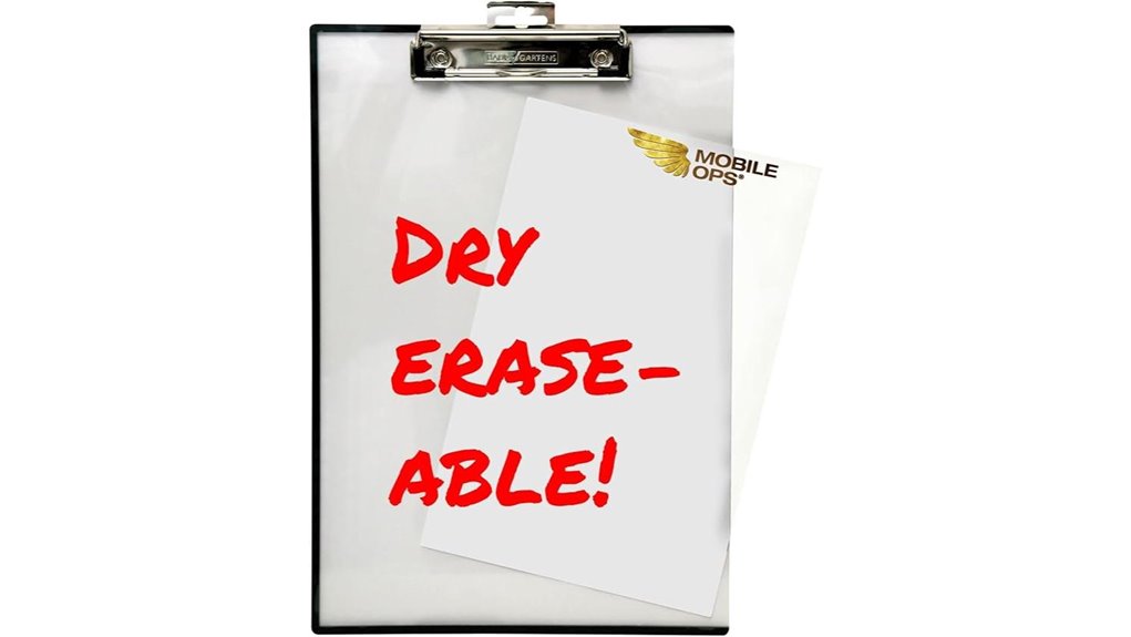 unbreakable transparent mobile clipboard