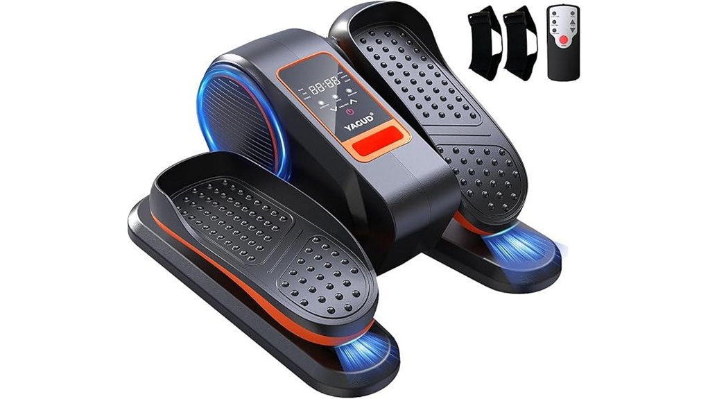 under desk elliptical leg exerciser with remote