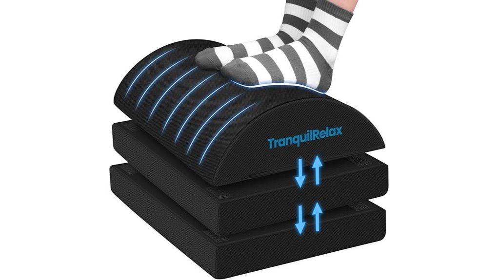 under desk foot rest adjustable heights