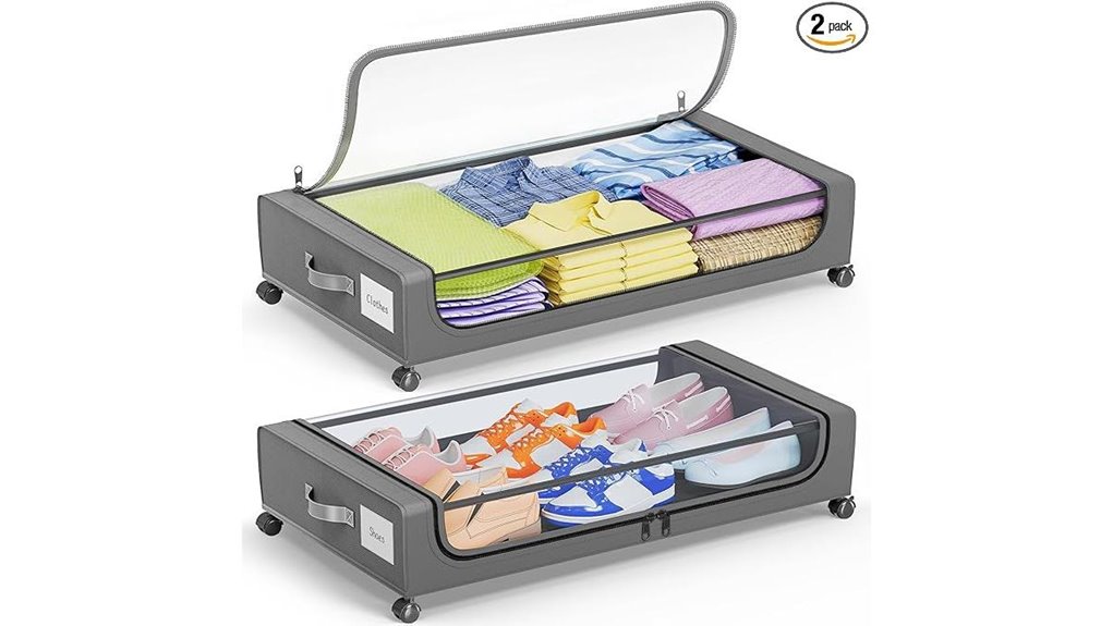 underbed 60l rolling storage