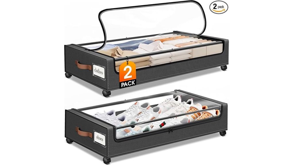 underbed rolling storage containers