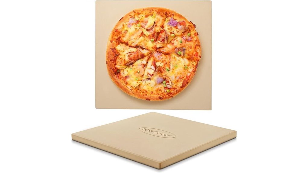 unicook 16 inch cordierite pizza stone