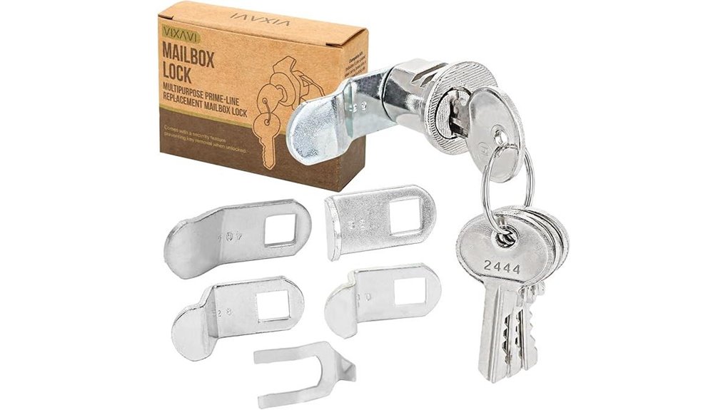 universal mailbox lock 4 keys