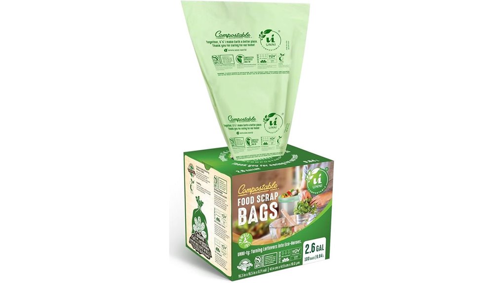 unni 100 pack compostable gallon