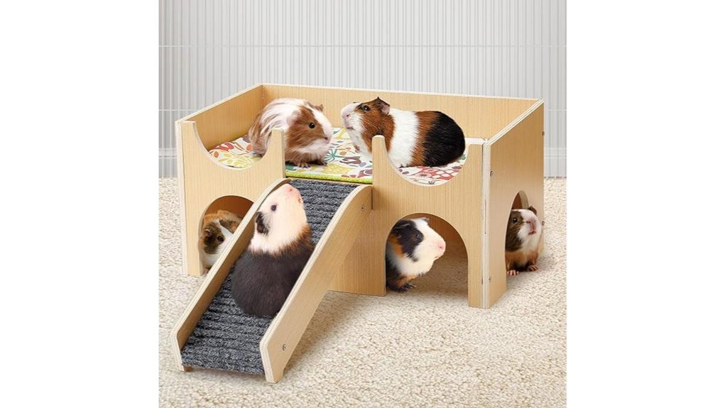 upgraded guinea pig castle
