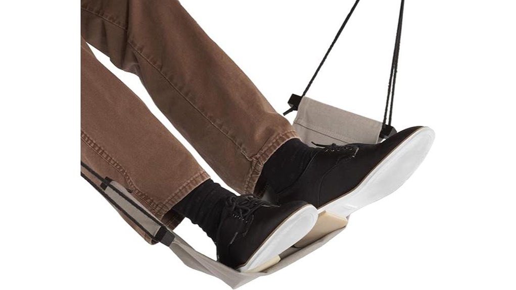 uplift desk foot hammock