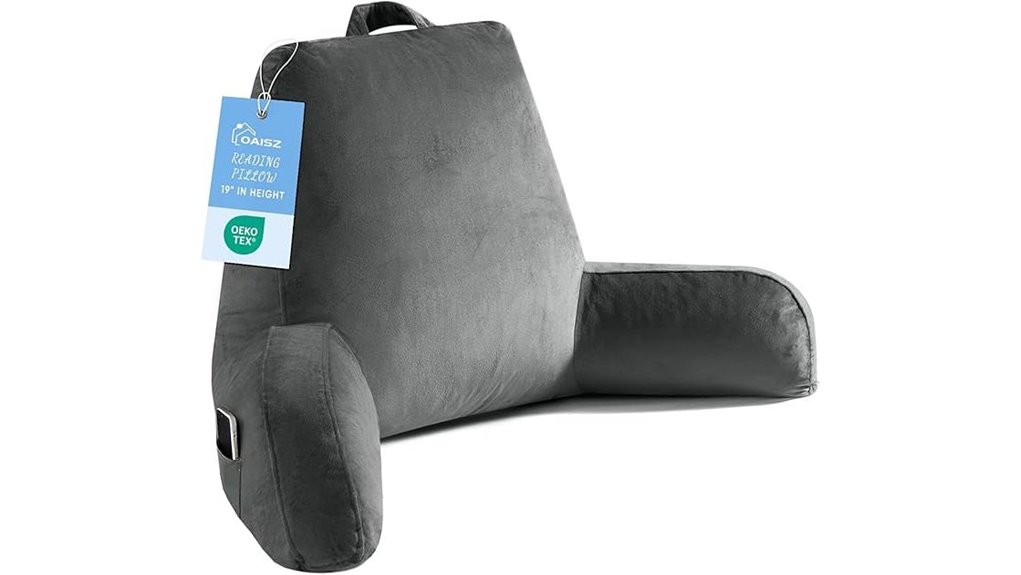 upright memory foam back