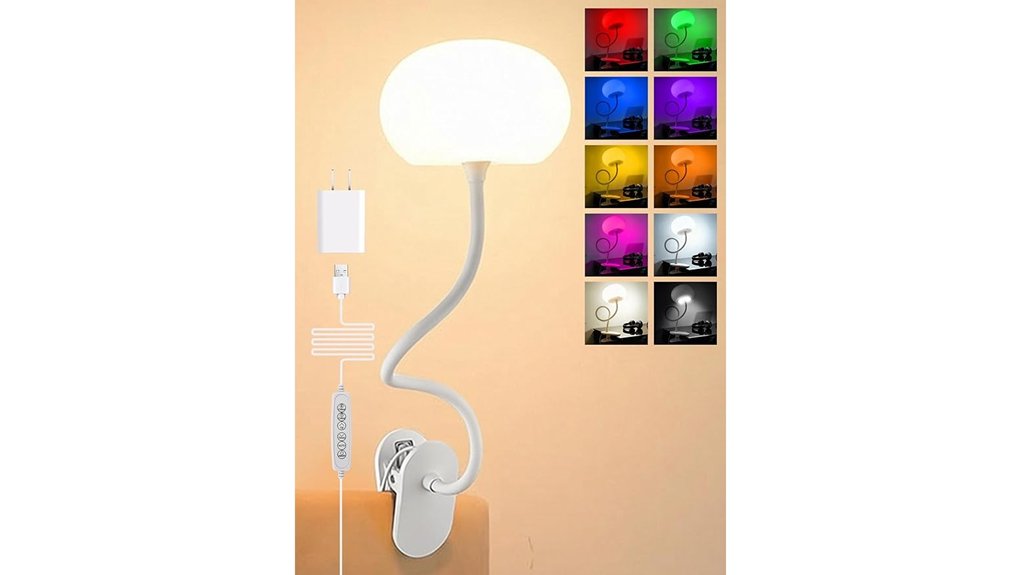 usb clip on rgb warm white