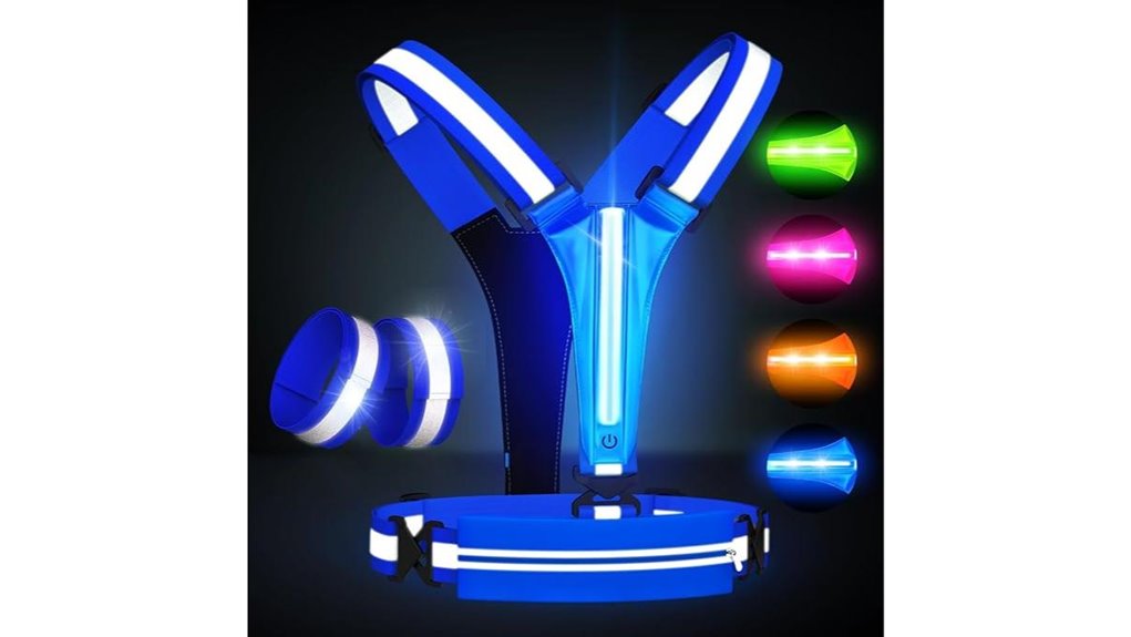 usb led vest bag