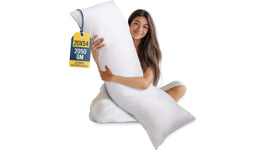 utopia 20x54 white pillow