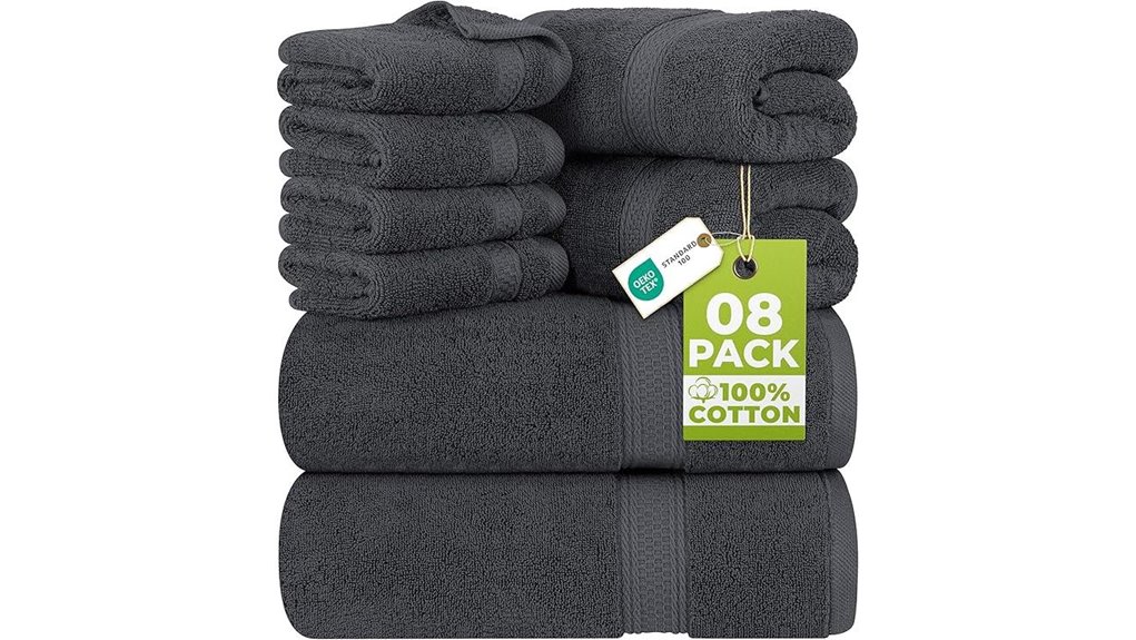 utopia luxury ring spun towels