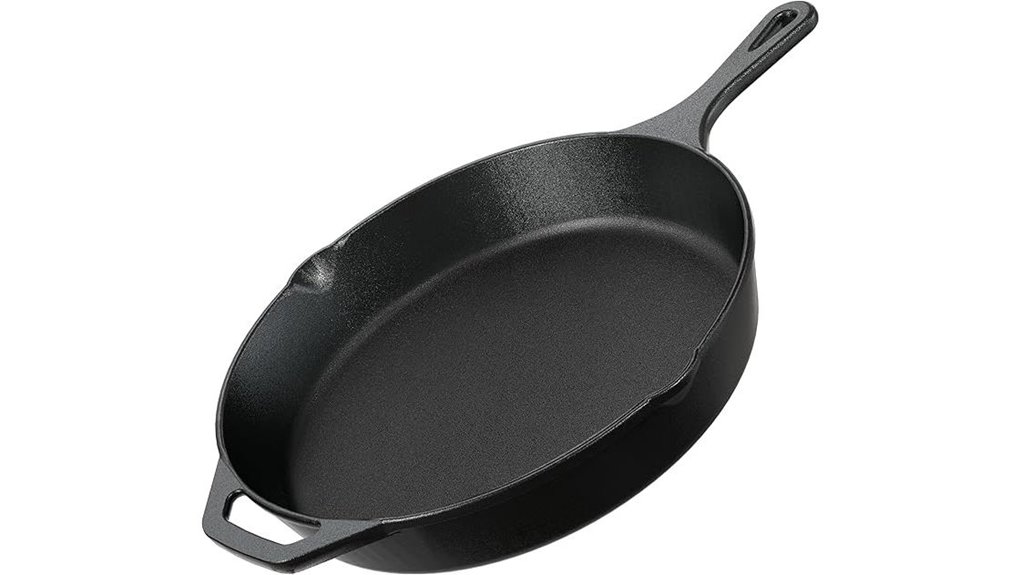 utopia pre seasoned 12 inch skillet