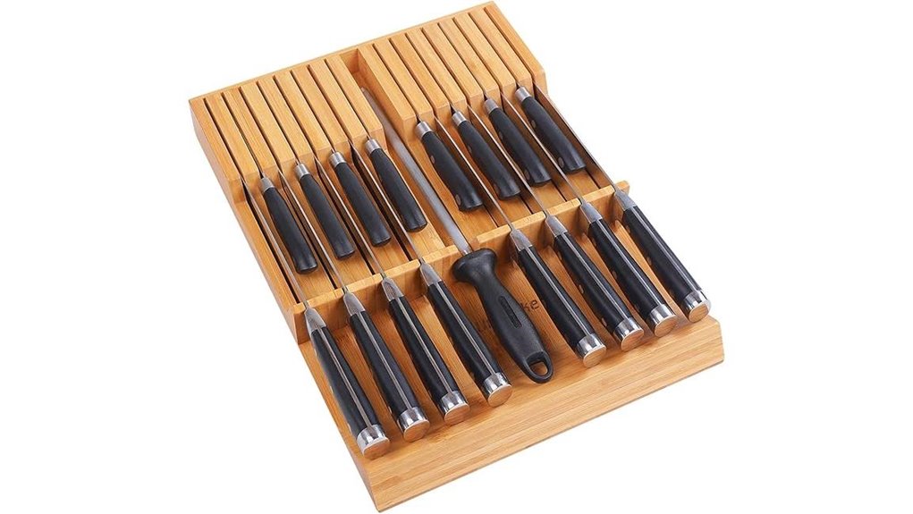 utoplike in drawer knife block