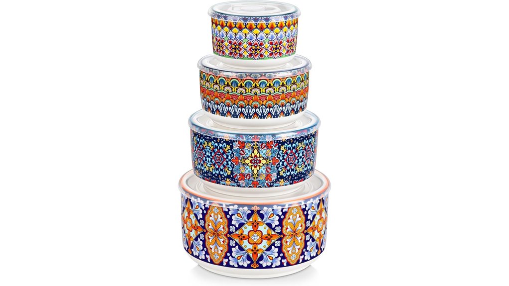 vancasso 4 piece ceramic bowls
