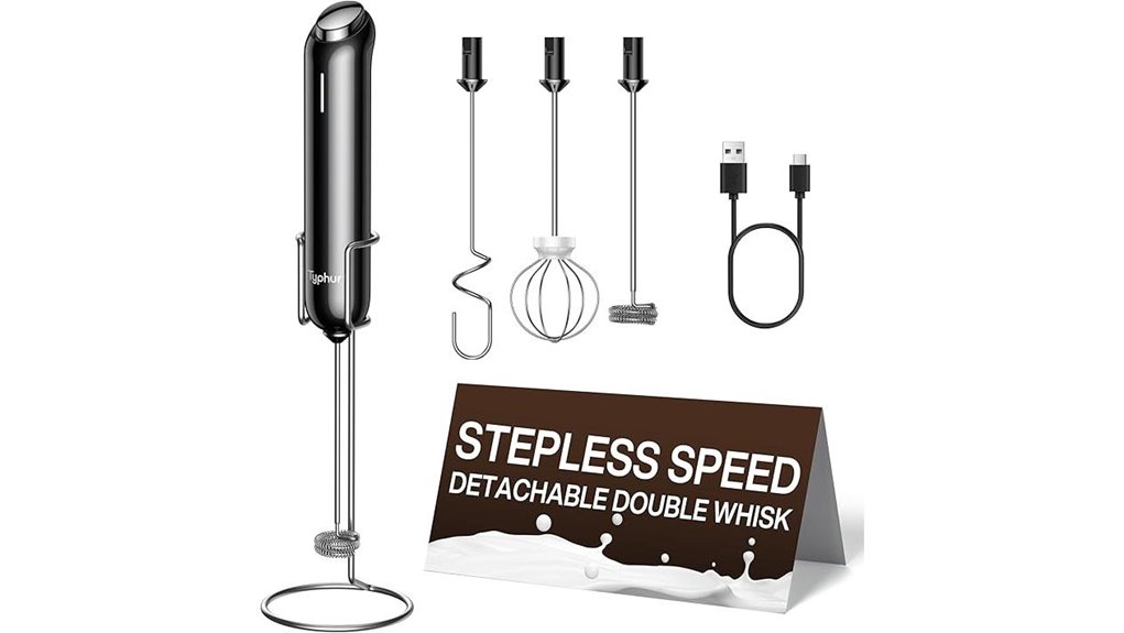 variable speed milk frother