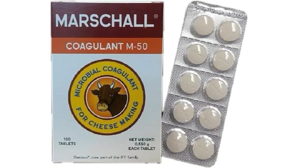vegetarian rennet tablets 100