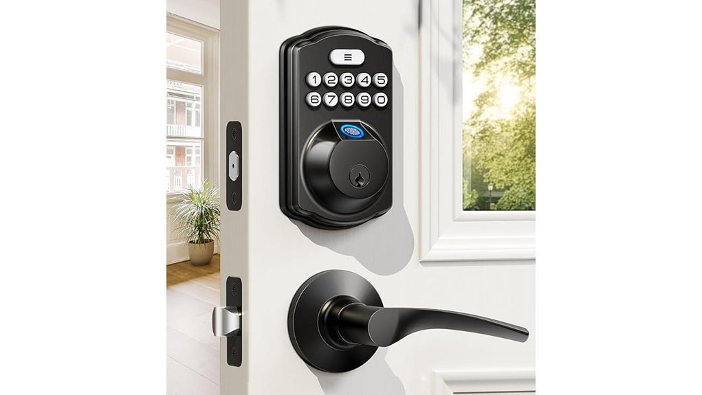 veise fingerprint 2 lever lock