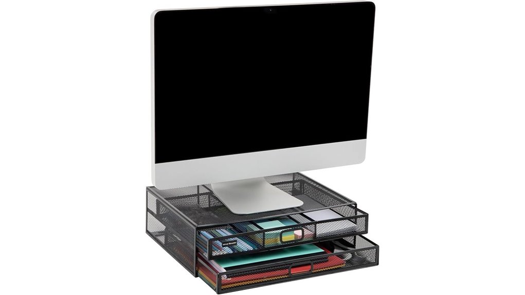 ventilated riser with drawer