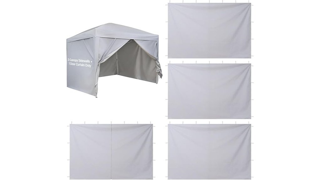 vevor 10x10 sidewall curtain