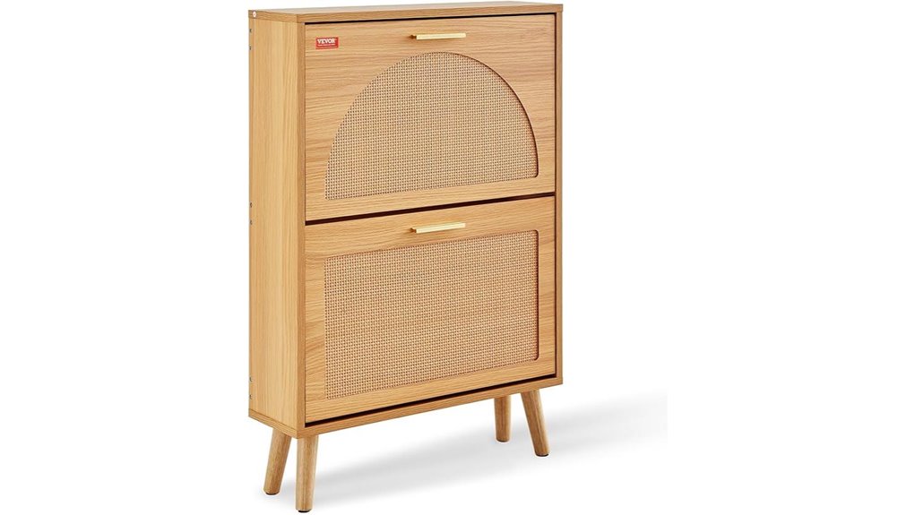 vevor shoe cabinet drawers