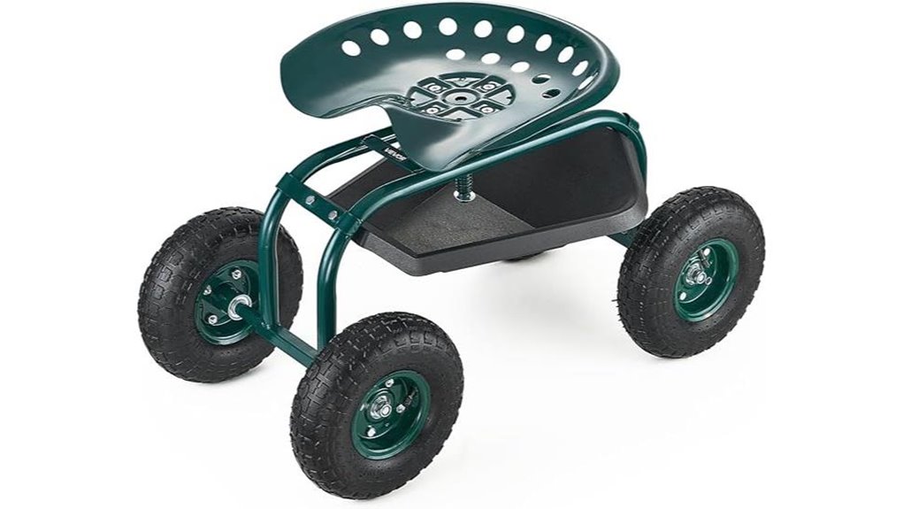 vevor swivel seat cart