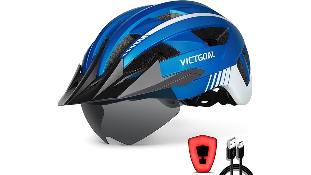 victgoal helmet light goggles