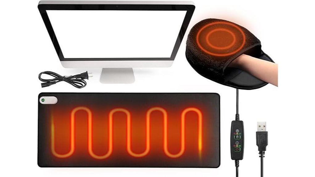 vihose usb hand warmer desk pad