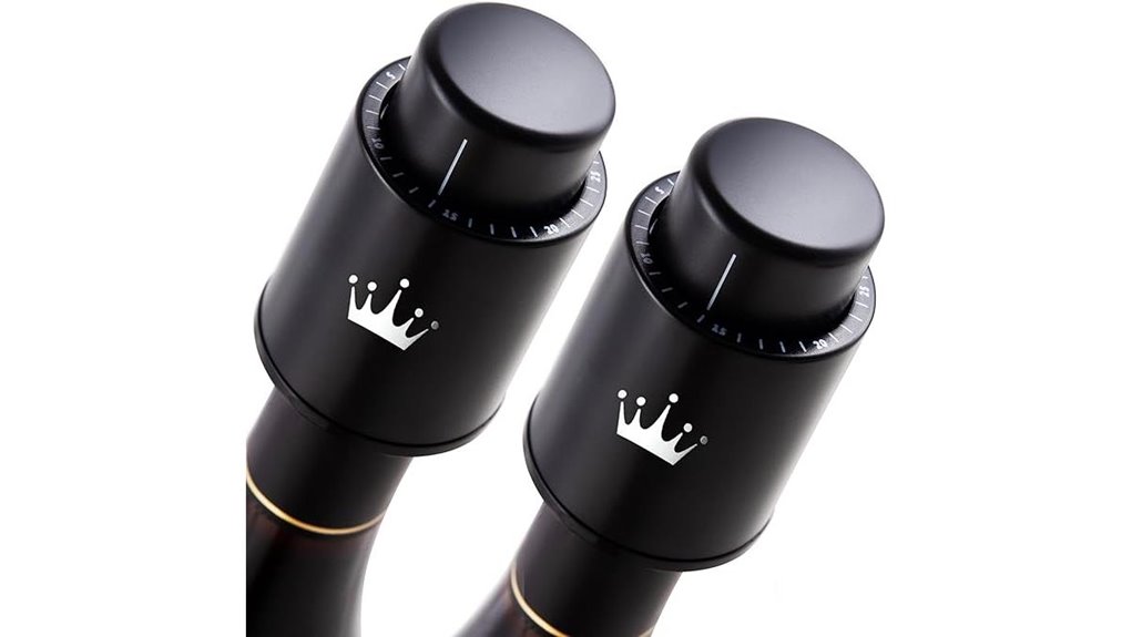 vinabon vacuum wine stopper set