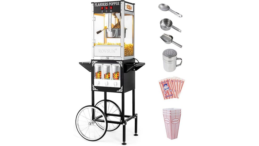 vintage 32 cup popcorn cart