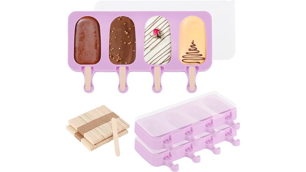 violet popsicle mold kit