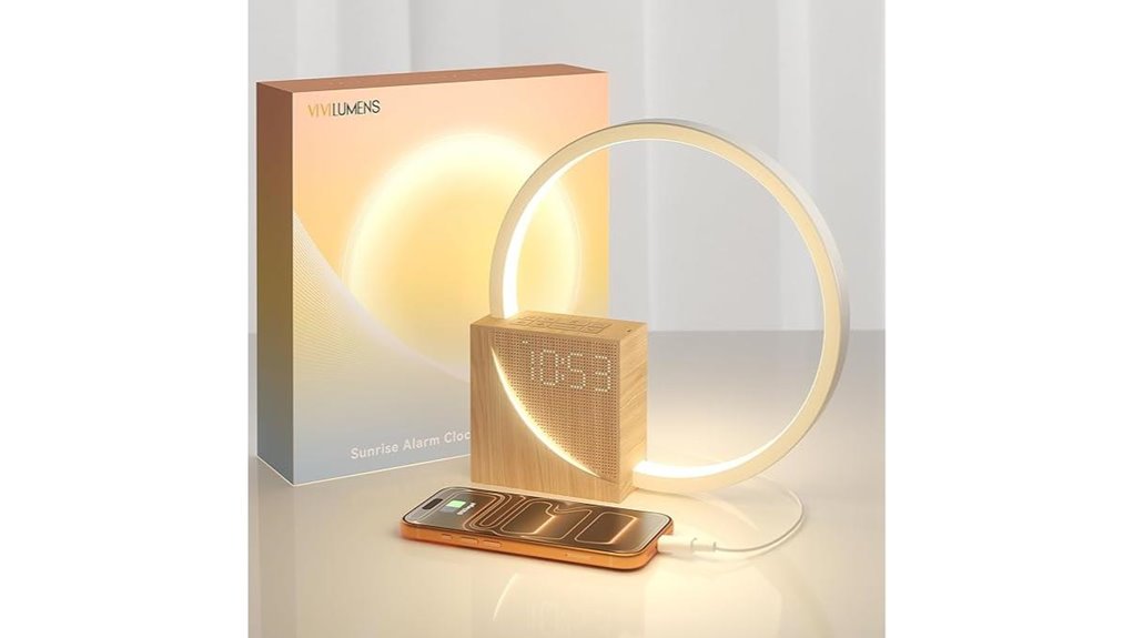 vivilumens sunrise alarm clock